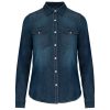 Kariban KA518 LADIES' LONG-SLEEVED DENIM SHIRT XL