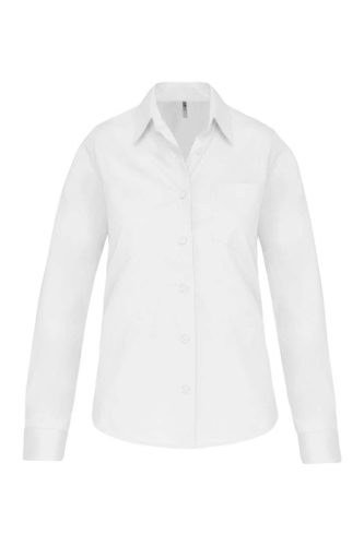 Kariban KA542 LADIES' LONG-SLEEVED COTTON POPLIN SHIRT S