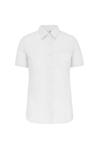 Kariban KA544 LADIES' SHORT-SLEEVED COTTON POPLIN SHIRT L