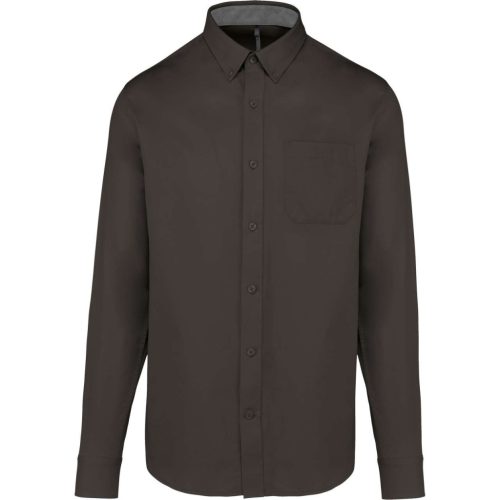 Kariban KA586 MEN'S NEVADA LONG-SLEEVE COTTON SHIRT XS