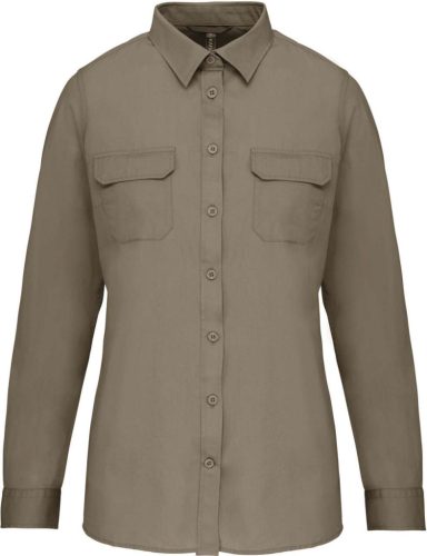 Kariban KA591 LADIES' LONG-SLEEVED SAFARI SHIRT XS