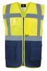 Korntex KXCMF COMFORT EXECUTIVE SAFETY VEST "HAMBURG" - MULTIFUNCTIONAL WITH POCKETS S