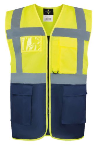 Korntex KXCMF COMFORT EXECUTIVE SAFETY VEST "HAMBURG" - MULTIFUNCTIONAL WITH POCKETS S