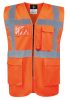 Korntex KXCMF COMFORT EXECUTIVE SAFETY VEST "HAMBURG" - MULTIFUNCTIONAL WITH POCKETS S