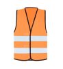 Korntex KXVW SAFETY VEST "WOLFSBURG" - BLACK HEM S