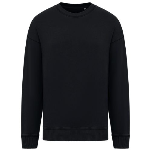 Native Spirit NS447 UNISEX WASHED EFFECT OVERSIZE ROUND NECK SWEATSHIRT M