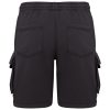 Native Spirit NS717 MEN’S FRENCH TERRY WASHED  EFFECT CARGO SHORTS M