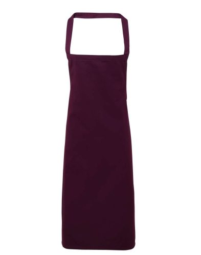 Premier PR102 100% ORGANIC COTTON BIB APRON U