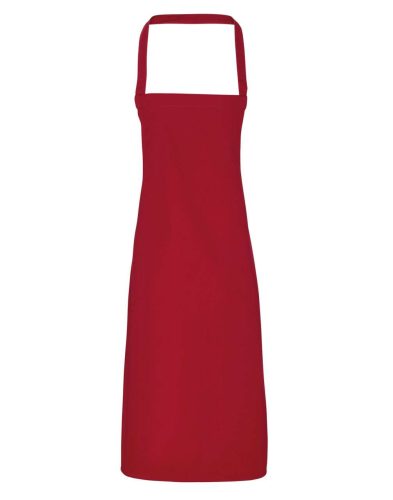 Premier PR102 100% ORGANIC COTTON BIB APRON U