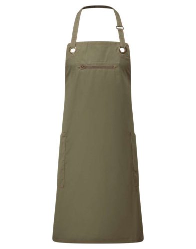 Premier PR121 ‘BARLEY’ CONTRAST STITCH SUSTAINABLE BIB APRON U