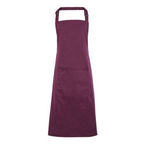 Premier PR154 'COLOURS COLLECTION’ BIB APRON WITH POCKET U