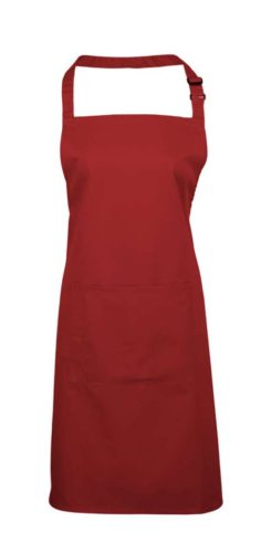 Premier PR154 'COLOURS COLLECTION’ BIB APRON WITH POCKET U