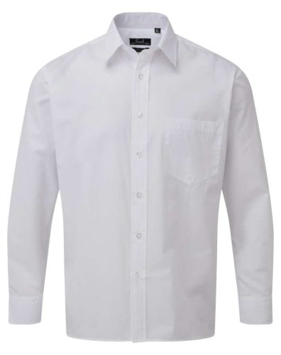 Premier PR200 MEN'S LONG SLEEVE POPLIN SHIRT 2XL/3XL