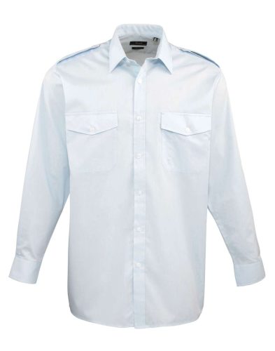 Premier PR210 MEN’S LONG SLEEVE PILOT SHIRT L