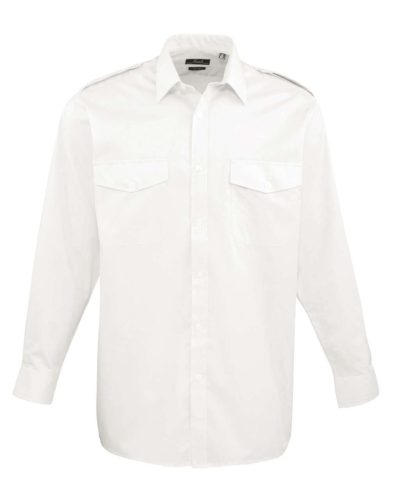 Premier PR210 MEN’S LONG SLEEVE PILOT SHIRT S/M