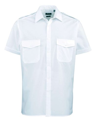 Premier PR212 MEN’S SHORT SLEEVE PILOT SHIRT L