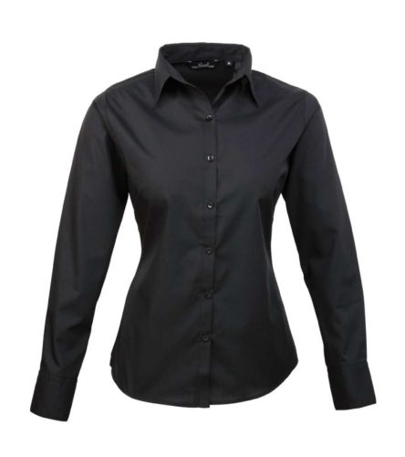 Premier PR300 WOMEN'S LONG SLEEVE POPLIN BLOUSE 7XL