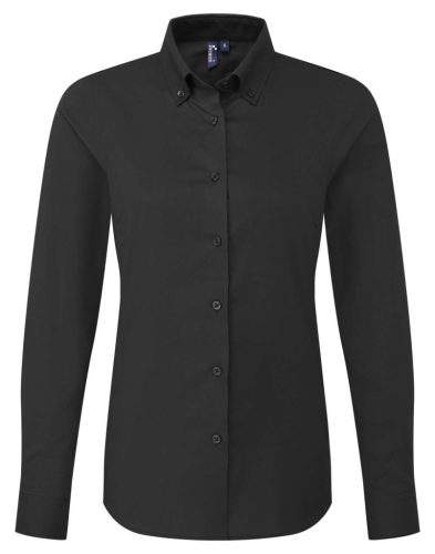 Premier PR384 SUPREME’ OXFORD WOMEN’S LONG SLEEVE SHIRT XS
