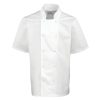 Premier PR664 CHEF'S SHORT SLEEVE STUD JACKET L