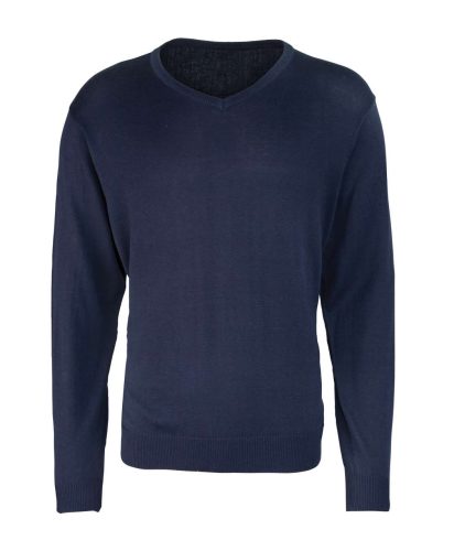 Premier PR694 MEN'S KNITTED V-NECK SWEATER XS