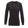 Premier PR696 WOMEN'S KNITTED V-NECK SWEATER XS