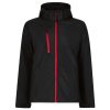 Regatta RETRA701 VENTURER 3 LAYER HOODED PRINTABLE SOFTSHELL JACKET S