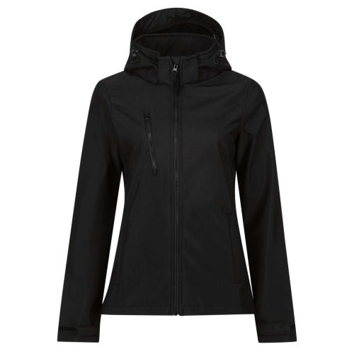 Regatta RETRA702 WOMEN'S VENTURER 3 LAYER HOODED PRINTABLE SOFTSHELL JACKET 16