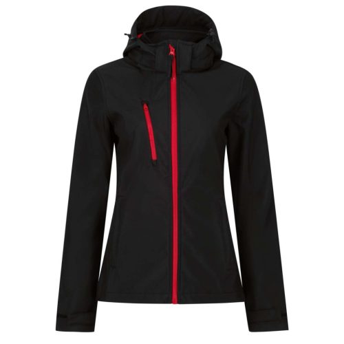 Regatta RETRA702 WOMEN'S VENTURER 3 LAYER HOODED PRINTABLE SOFTSHELL JACKET 12