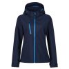 Regatta RETRA702 WOMEN'S VENTURER 3 LAYER HOODED PRINTABLE SOFTSHELL JACKET 10