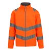 Regatta RETRA712 HI-VIS PRO CONTRACT ABLAZE 2 LAYER SOFTSHELL JACKET (CLASS 3) M