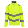 Regatta RETRA712 HI-VIS PRO CONTRACT ABLAZE 2 LAYER SOFTSHELL JACKET (CLASS 3) 4XL