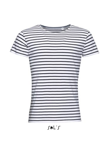 SOL'S SO01398 SOL'S MILES MEN - KÖRNYAKÚ CSÍKOS PÓLÓ 3XL