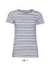 SOL'S SO01399 SOL'S MILES WOMEN - KEREKNYAKÚ CSÍKOS PÓLÓ 2XL