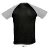SOL'S SO11190 SOL'S FUNKY - FÉRFI 2 SZÍNŰ RAGLÁN UJJÚ PÓLÓ 2XL