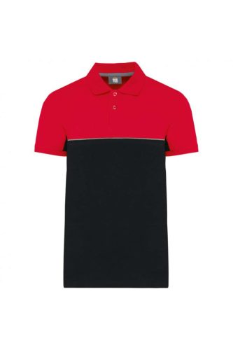 Designed To Work WK210 UNISEX ECO-FRIENDLY TWO-TONE SHORT SLEEVE POLO SHIRT 4XL