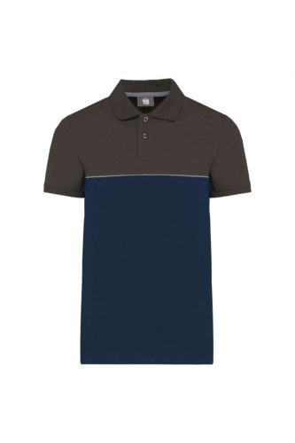 Designed To Work WK210 UNISEX ECO-FRIENDLY TWO-TONE SHORT SLEEVE POLO SHIRT XS
