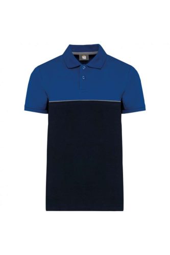 Designed To Work WK210 UNISEX ECO-FRIENDLY TWO-TONE SHORT SLEEVE POLO SHIRT S