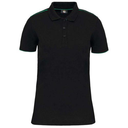 Designed To Work WK271 LADIES' SHORT-SLEEVED CONTRASTING DAYTODAY POLO SHIRT XL
