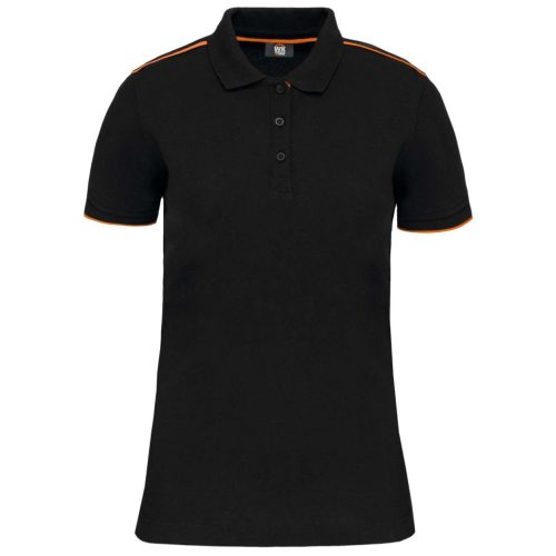 Designed To Work WK271 LADIES' SHORT-SLEEVED CONTRASTING DAYTODAY POLO SHIRT XL