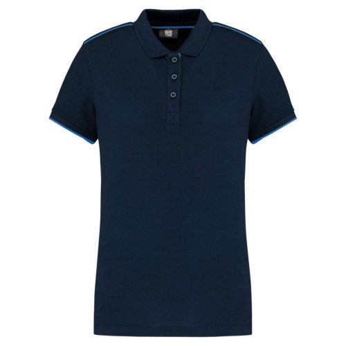 Designed To Work WK271 LADIES' SHORT-SLEEVED CONTRASTING DAYTODAY POLO SHIRT 2XL