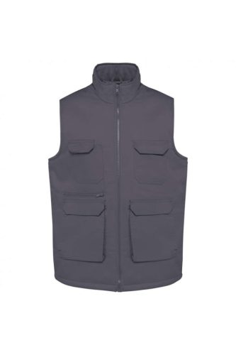 Designed To Work WK607 UNISEX PADDED MULTI-POCKET POLYCOTTON VEST 4XL
