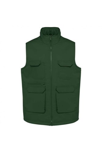 Designed To Work WK607 UNISEX PADDED MULTI-POCKET POLYCOTTON VEST XS