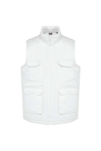 Designed To Work WK607 UNISEX PADDED MULTI-POCKET POLYCOTTON VEST 2XL