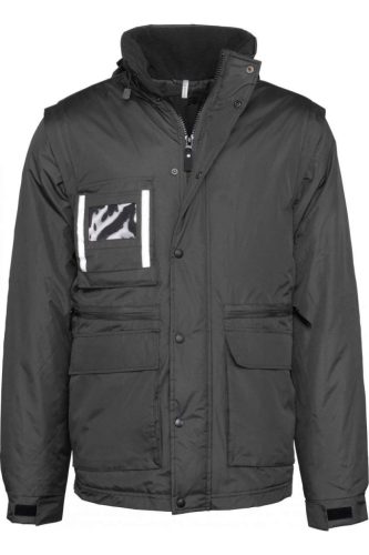 Designed To Work WK6106 DETACHABLE-SLEEVED WORKWEAR PARKA S